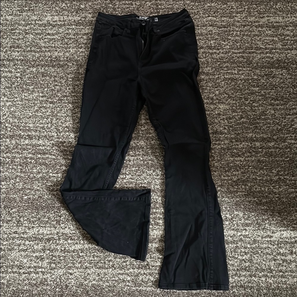 Black Flared Pants